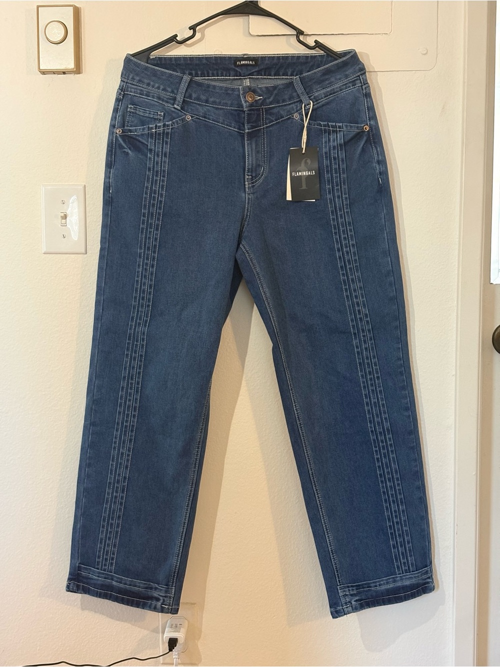 Farmrals Women's Straight-Leg Jeans in Indigo Blue